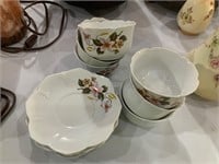 small bowls and saucers - maybe Aynsley