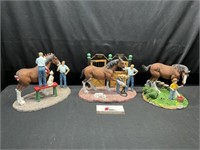 Clydesdale collection statues