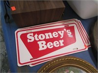 4 BEER ADVT LICENSE PLATE COVERS