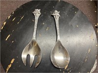 Authentic Pewter Spork & Spoon Made in Mexico