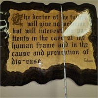 Medical Quote on Wood