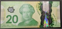 2012 Bank of Canada $20 RADAR Bank Note