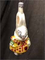 Christopher Radko Queen of Hearts Rabbit ornament