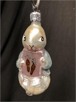 Christopher Radko Rabbit ornament
