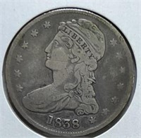 1838 Bust Half Dollar