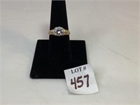 14k Gold Setting with CZ & Assorted Costume Rings