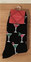 NWT CHARTER CLUB CHRISTMAS DRINK SOCKS O/S  $8