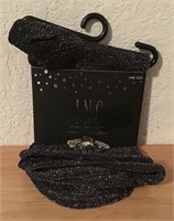 NWT INC BLACK RHINESTONE SOCKS  O/S  $15