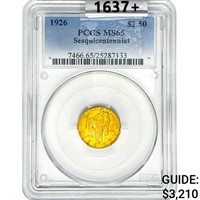 1926 Sesquincentennial $2.50 Gold Quarter Eagle