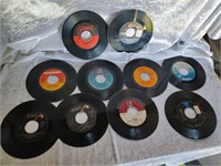 Rap music - classic vinyl 45 records 10 ct