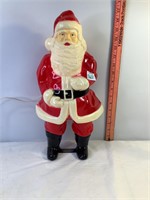 Vintage 16.5" Hard Plastic Molded Santa