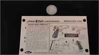 1965 Topper Johnny Eagle Lieutenant Instructions