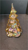 Fenton Art Glass Gold Christmas Tree