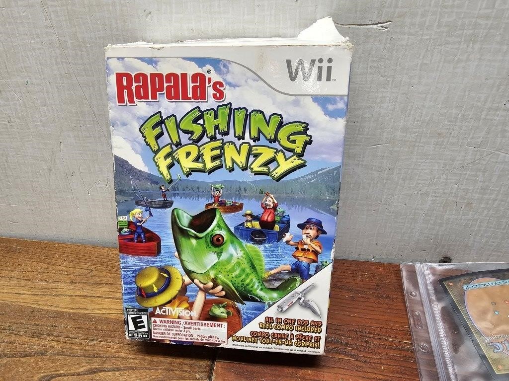 Wii Fishing Frency #Game + Rod