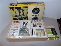 Tasco Microscope Set w Book & Original Box