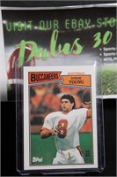 Vintage 1987 Topps Football Steve Young #384