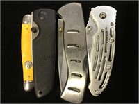 4 pocket knives, frost cutlery & more