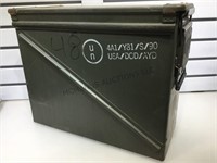 Large green metal ammo can. Local pickup only