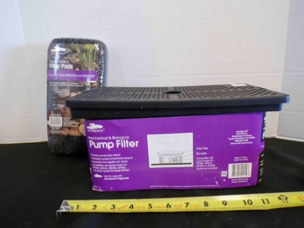submersible pump filter with replacement