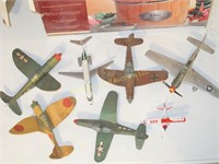 Lot of Seven Small Model Airplanes