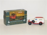 Lot of Two Ertl Diecast Banks