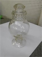 Globe apothecary/drug store candy jar, 12",