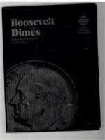 Roosevelt Dimes Book w/ Coins