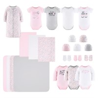 R2081  The Peanutshell Baby Layette Set, Pink Chee