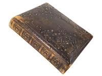 Tooled Leather Album, Cabinet Cards, CDVs, Germany