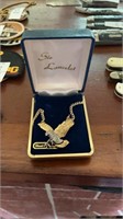 Sir Lancelot hand polished Bird Necklace