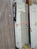 30" x 80" right hand 6 panel interior door with