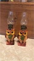 Owl kerosene lamps (2)