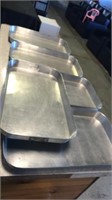 Large metal pans (5)