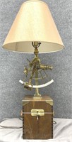 Brass Transit Designed Table Lamp