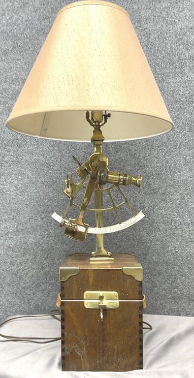 Brass Transit Designed Table Lamp