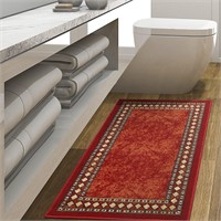 Antep Rugs Alfombras Modern Bordered 2x4 Non-Skid