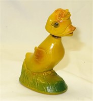 Vintage Chalkware Bobble Head Duck 1949?