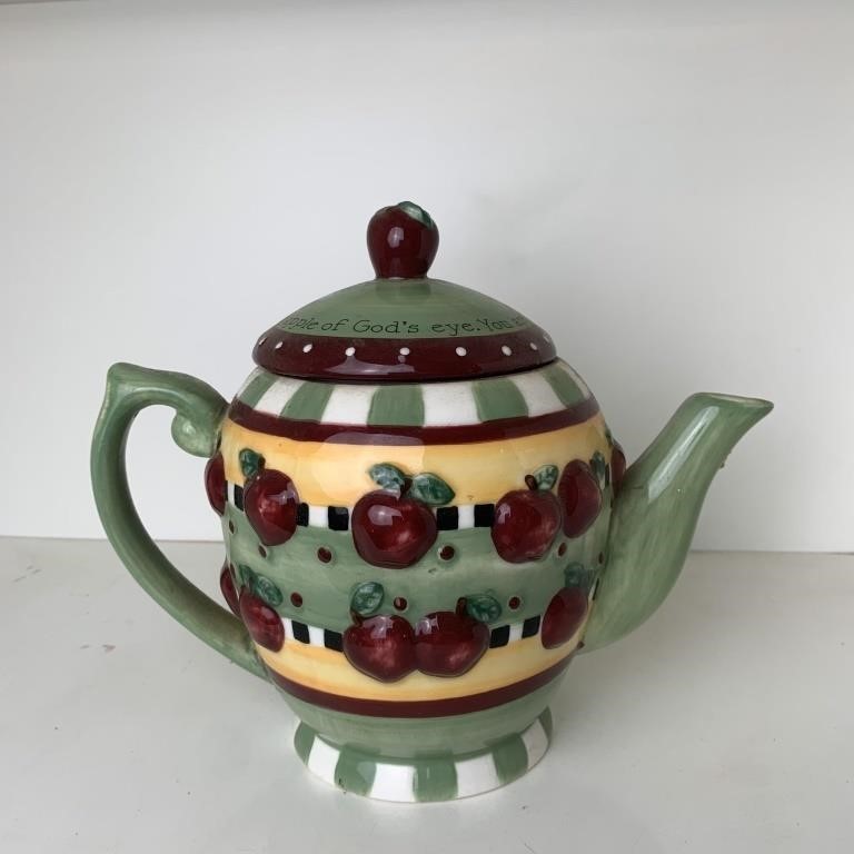 Vintage ceramic teapot Karla dornacher Dicksons