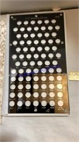 Mercury dime collection board, no coins