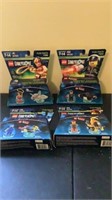 4 Lego Dimensions Fun Packs Woner Woman Bad Cop