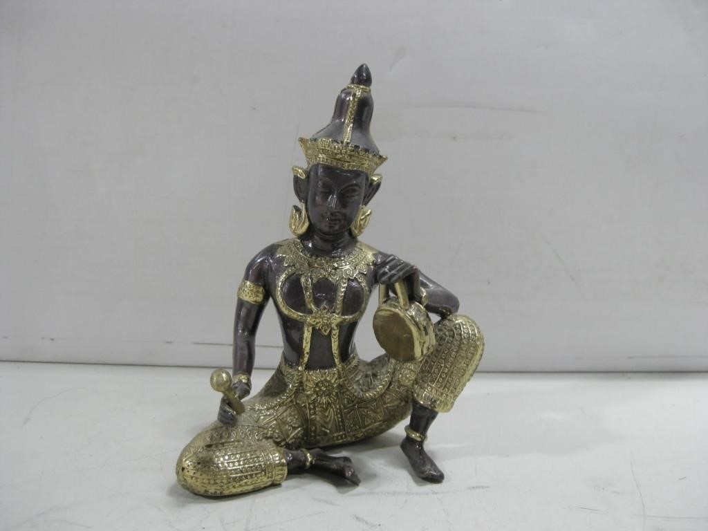 16" Tall Brass Statue