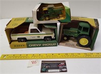 John Deere Ertl Die-Cast Toys (3) - New in Boxes