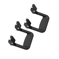 iMonse 2Pcs Universal Black Aluminum Side Step Bar