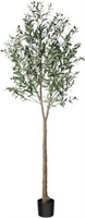7ft Artificial Olive Topiary Tree