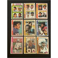 (660) 1978 Topps Football Cards Mixed Grade
