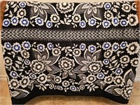 Vera Bradley Snow Lotus Bedspread is 49 x 80in