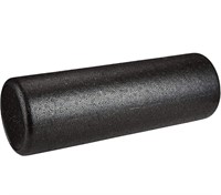 $38 18” Round Foam Roller for Exercise Black