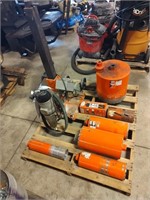 Core Bore drilling machine with several bits