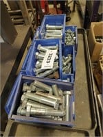 Assortment of 7/8 bolts and nuts