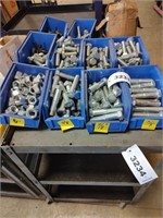 Large assortment of 7/8 bolts and nuts